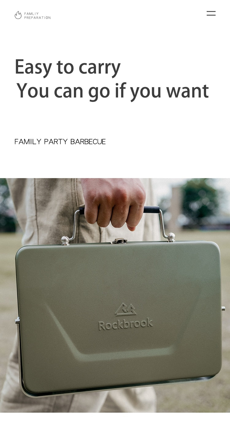 Proluc compacte opklapbare BBQ